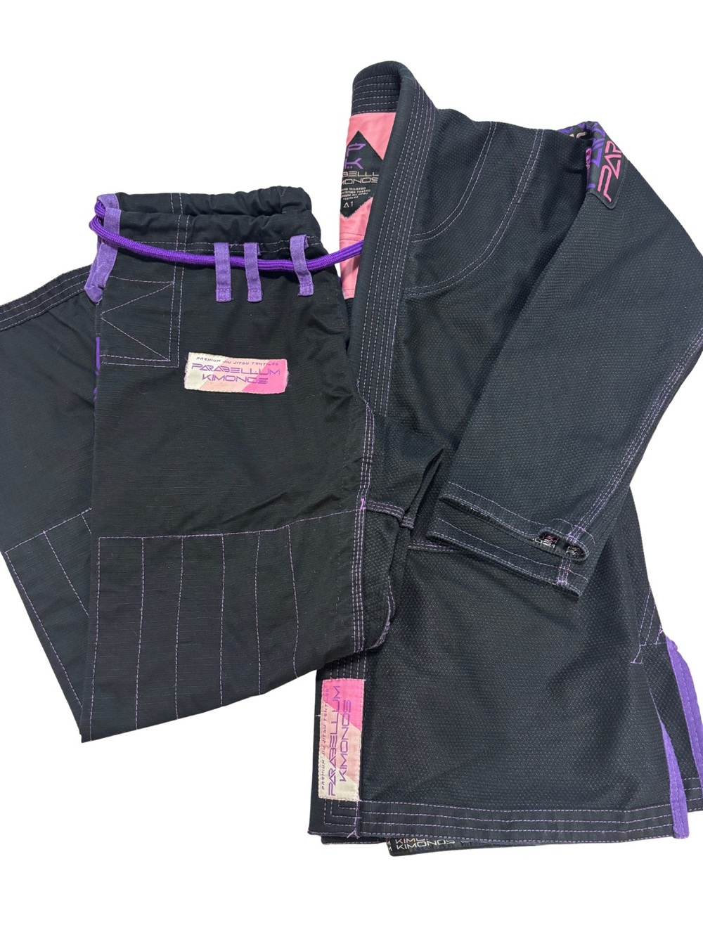 Women's Black Jiu-Jitsu Gi with Purple Accents Size A1
